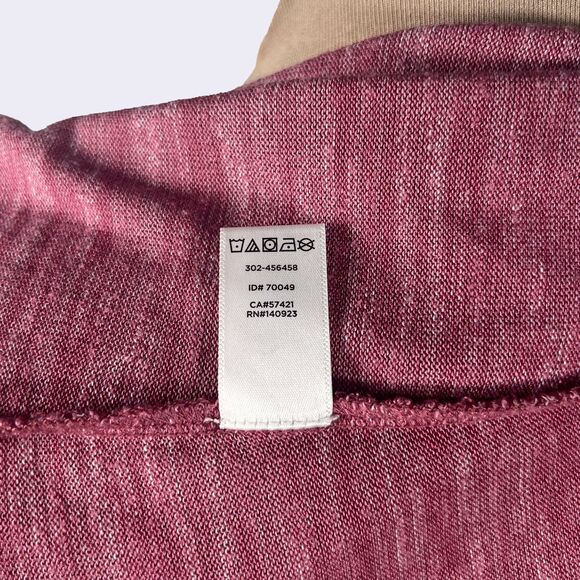 LOFT Heathered Pink Bell Sleeve Blouse - Picture 9 of 9